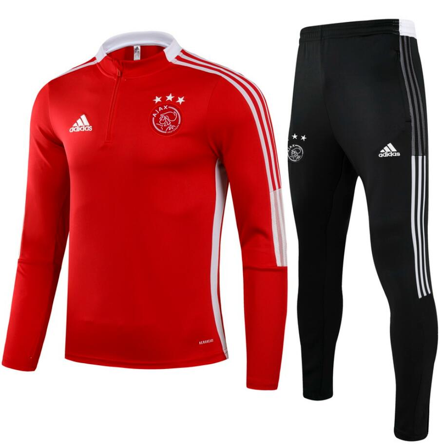 2021/22 Ajax Red Training Kits Sweat Shirt with Pants